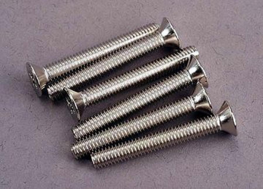 Traxxas Screws M4x30mm Countersunk (6) TRX3169