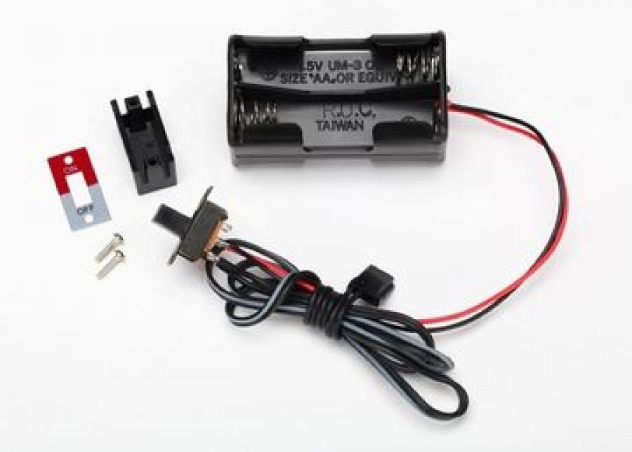 Traxxas Battery Holder 4AA with On/Off Switch TRX3170X