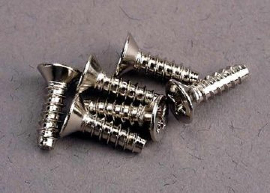 Traxxas Screws 3x10mm Self-tapping Countersunk (6) TRX3176