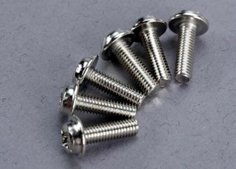 Traxxas Screws M3x10 Washerhead (6) TRX3193
