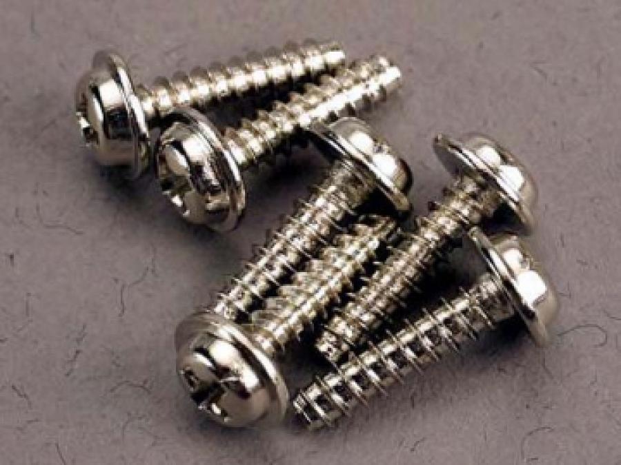 Traxxas Screws 3x12mm Self-tapping Washerhead (6) TRX3286