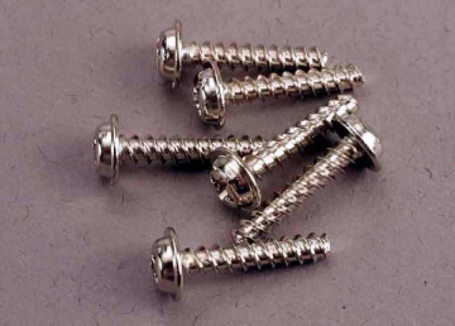Traxxas Screws 3x15mm Self-tapping Washerhead (6) TRX3288