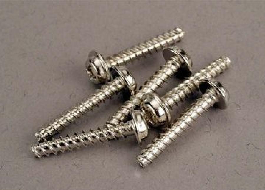 Traxxas Screws 3x18mm Self-tapping Washerhead (6) TRX3289