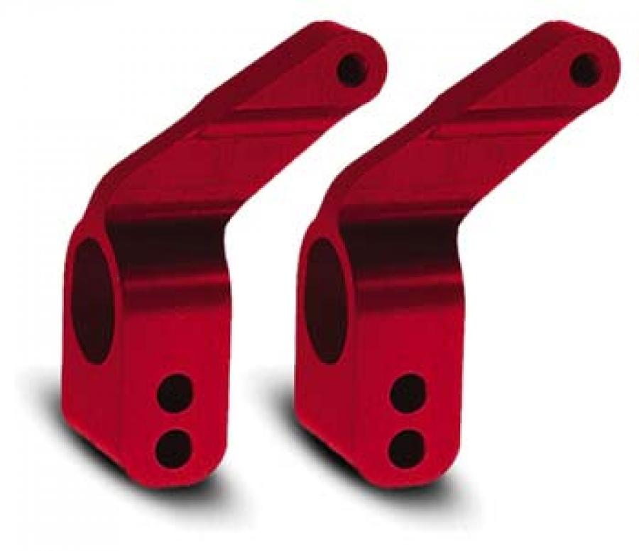 Traxxas Stub Axle Carriers Aluminium Red (2) TRX3652X
