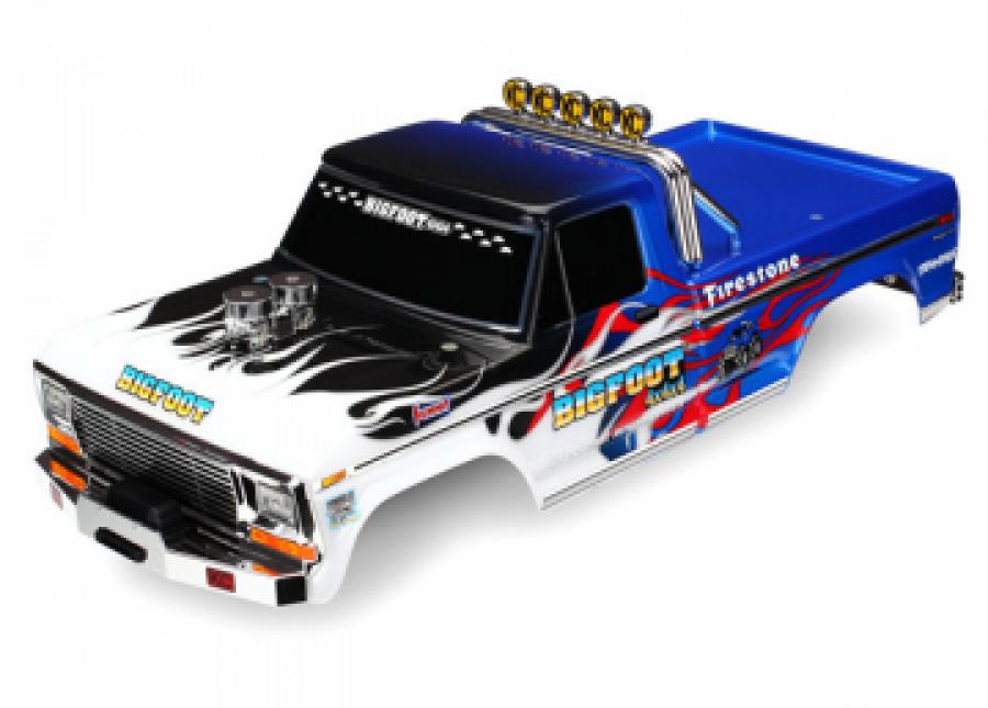 Traxxas Body BigFoot Flames Painted TRX3653