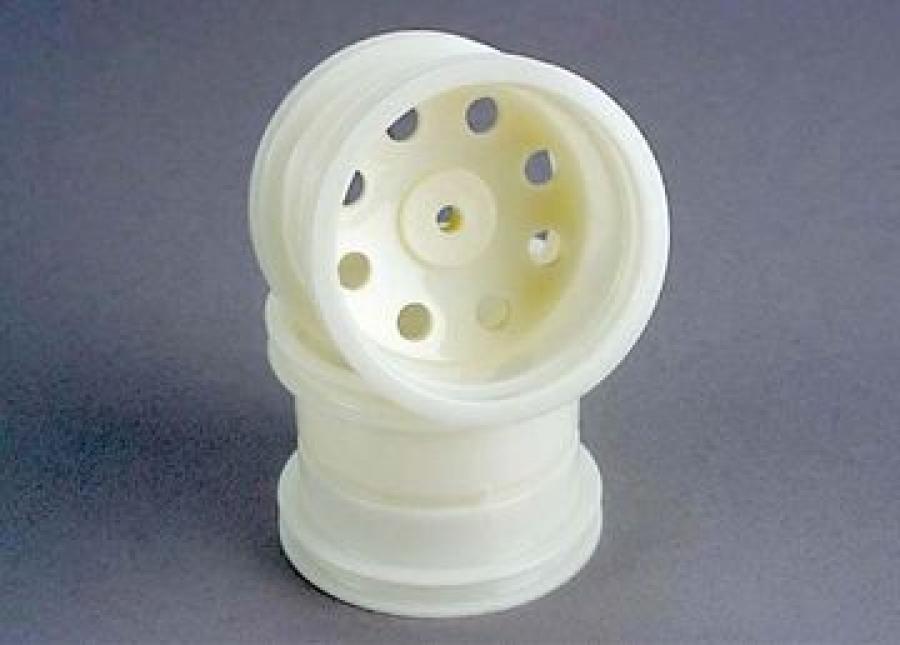 Traxxas Wheels White 2.2" Truck Front (2) TRX3675