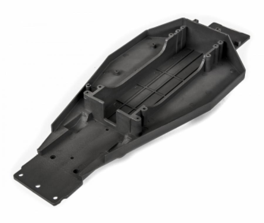 Traxxas Lower Chassis Black (Long Battery) Bandit/Rustler TRX3722X