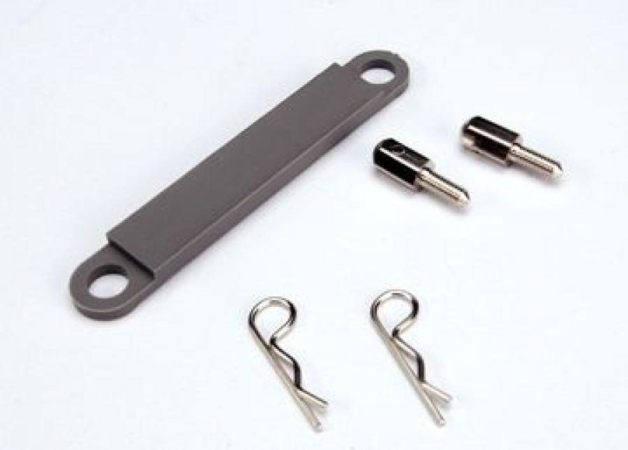 Traxxas Battery Hold-down Plate Grey Bandit/Rustler TRX3727A