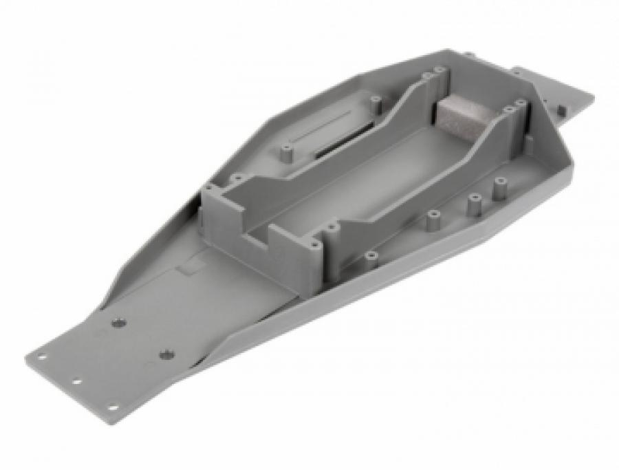 Traxxas Lower Chassis Grey (Long Battery) Bandit/Rustler TRX3728A