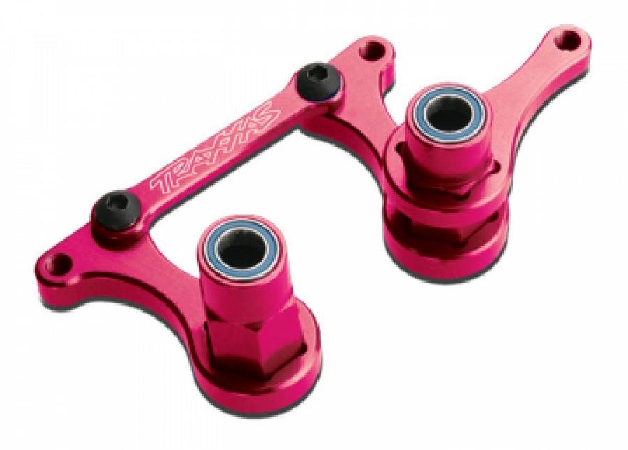 Traxxas Steering Bellcrank Aluminium Pink TRX3743P