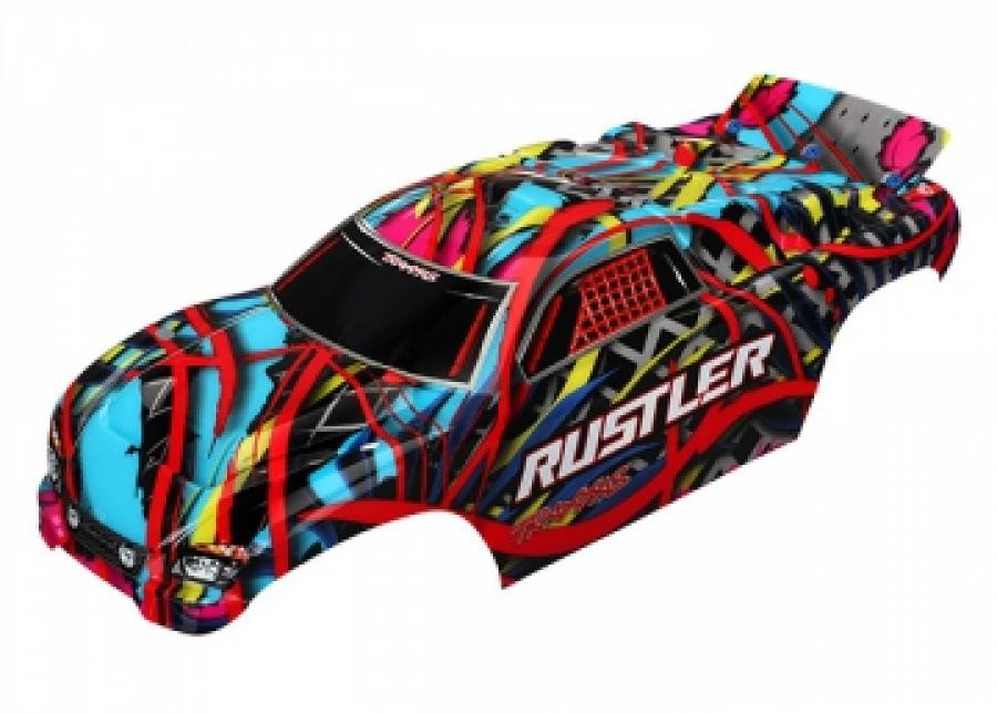 Traxxas Body Rustler Hawaiian Painted TRX3749