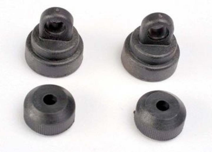 Traxxas Shock Cap & Bottom Black (2+2) Ultra-Shocks TRX3767