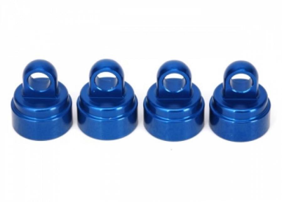 Traxxas Shock Caps Blue Aluminium (4) Ultra-Shocks TRX3767A