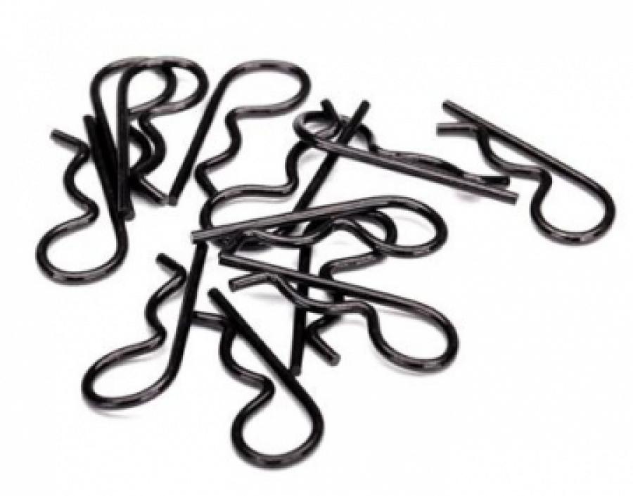 Traxxas Body Clips Heavy Duty Black (12) TRX3934A