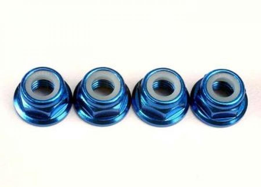 Traxxas Locking Nut M5 Blue Aluminium (4) TRX4147X