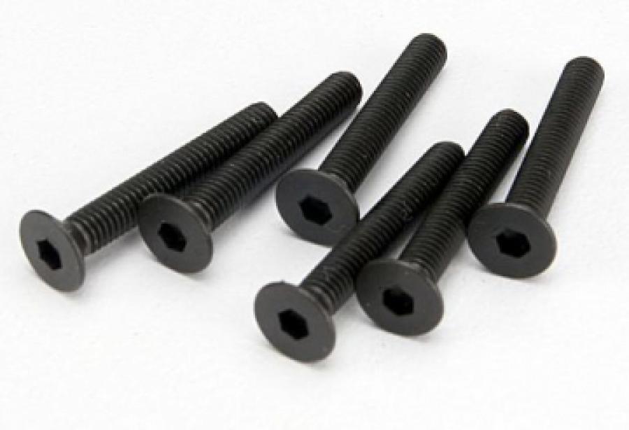 Traxxas Screws M3X20mm Countersunk Hex Socket (6) TRX4857