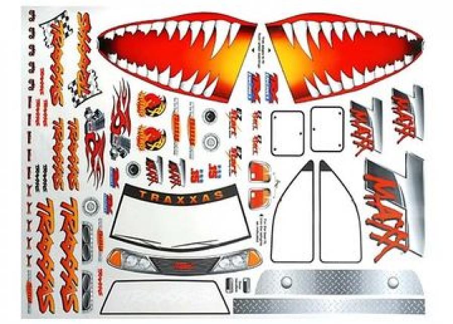 Traxxas Decal Sheets Jaws T-Maxx TRX4913X