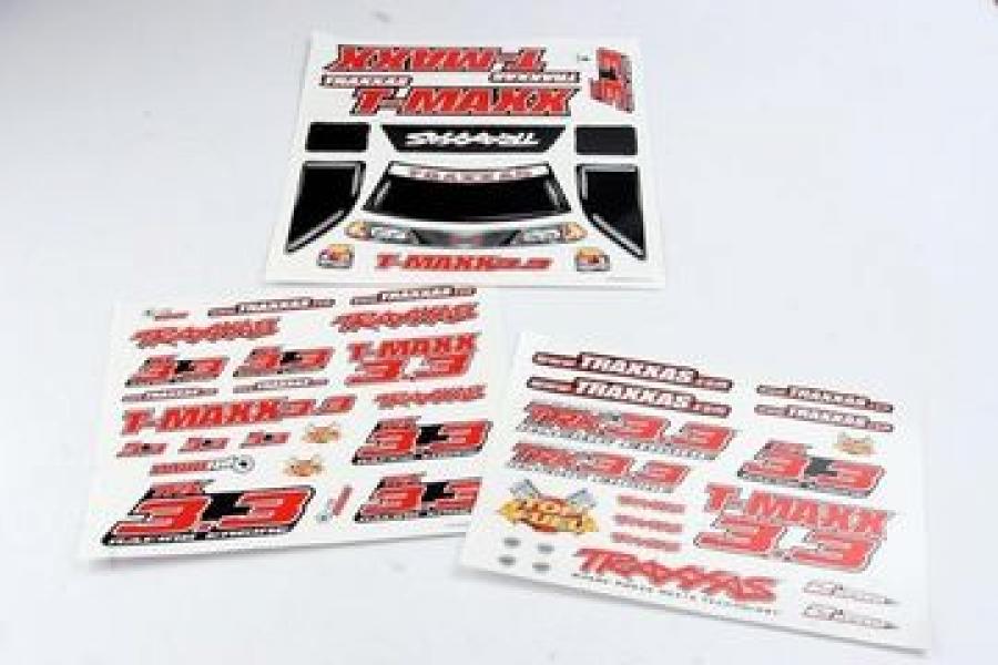 Traxxas Decal sheets T-Maxx 3.3 TRX4920R