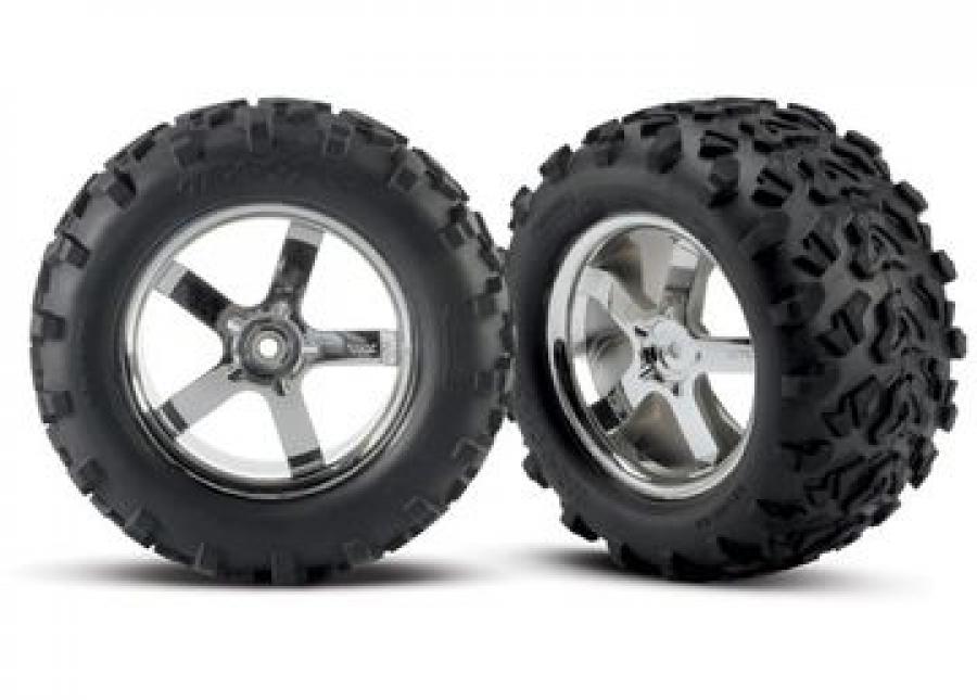 Traxxas Wheels & Tires Maxx/Hurricane (14mm) 3.8" (2) TRX4973R