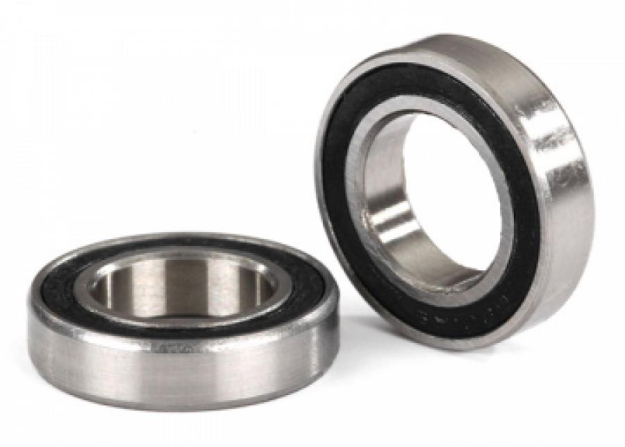 Traxxas Ball Bearings Black Rubber Sealed (12x21x5mm) (2) TRX5101A