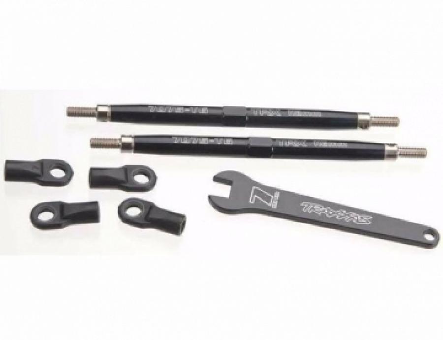 Traxxas Turnbuckle Toe Links Front 112mm Aluminium Black (2) TRX5141A