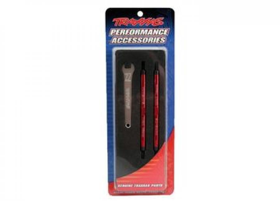 Traxxas Turnbuckle Toe Links Front 112mm Aluminium Red (2) TRX5141R