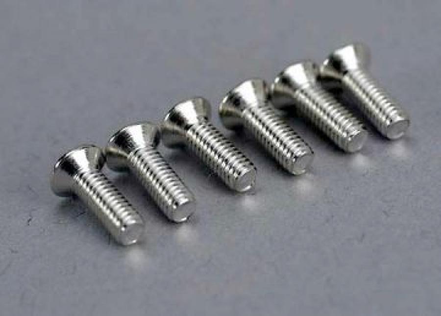Traxxas Screws M2.6x8mm Countersunk (6) TRX5169