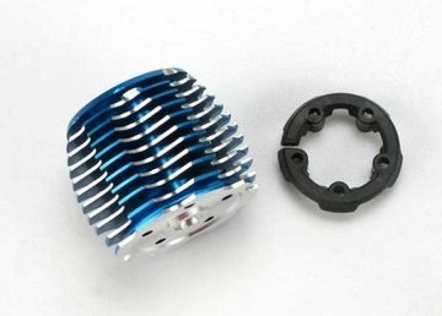 Traxxas Cooling Head Blue (with Protector) TRX 2.5 TRX5237