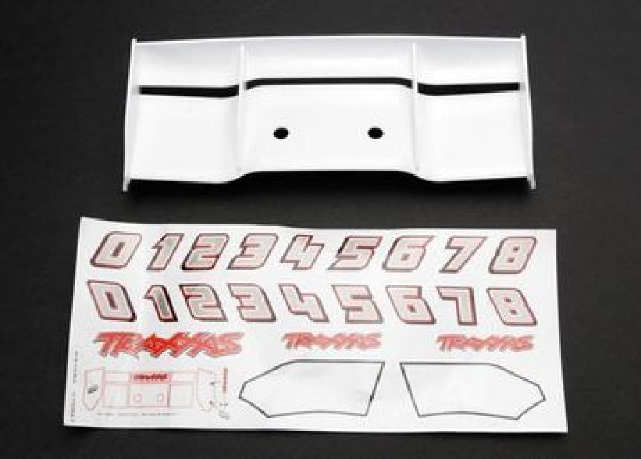 Traxxas Revo Wing White with Decals TRX5412