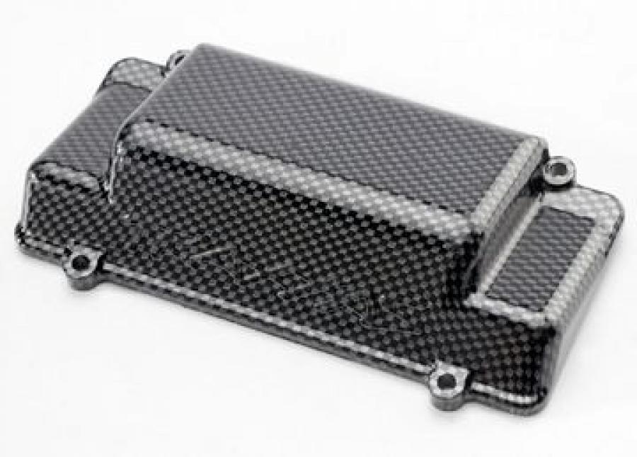 Traxxas Battery Box Cover, bumper (rear), Exo-Carbon finish (Jato) TRX5515G