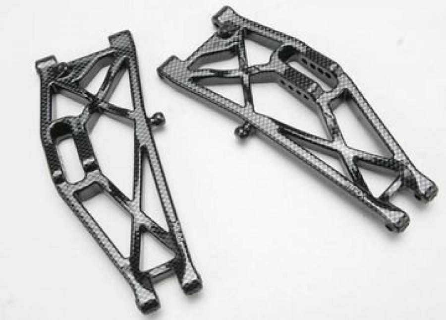 Traxxas Suspension arms, rear (left & right), Exo-Carbon finish (Jat TRX5533G