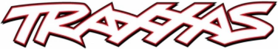 Traxxas Traxxas Cut-Out Vinyl Sticker White 203mm TRX61661