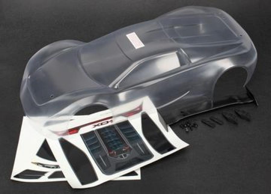 Traxxas Body, XO-1 (clear, requires painting)/ wing/ wing uprights ( TRX6411