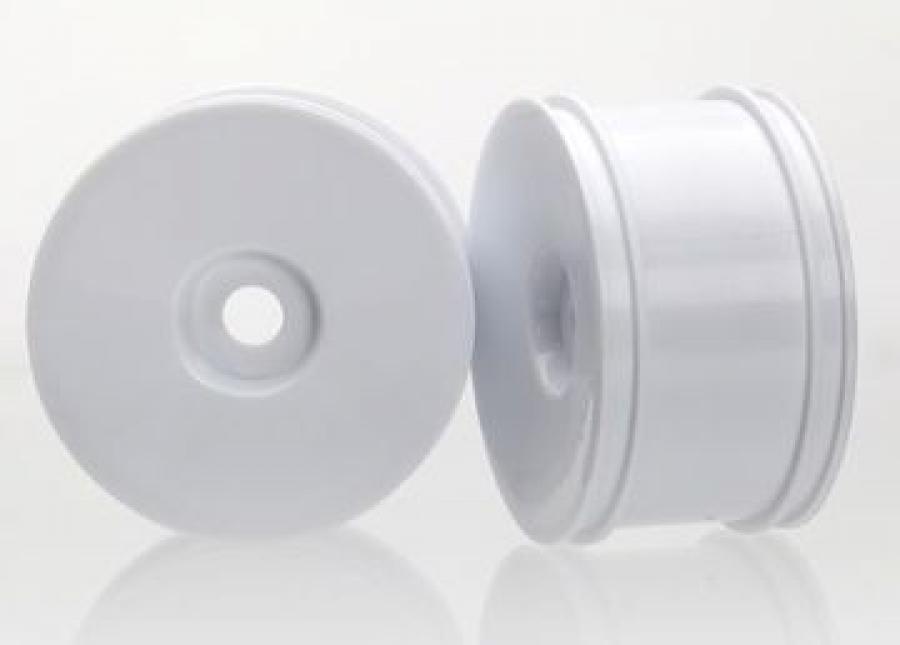 Traxxas Wheels, dished (white, dyeable) (rear) (2) TRX6472