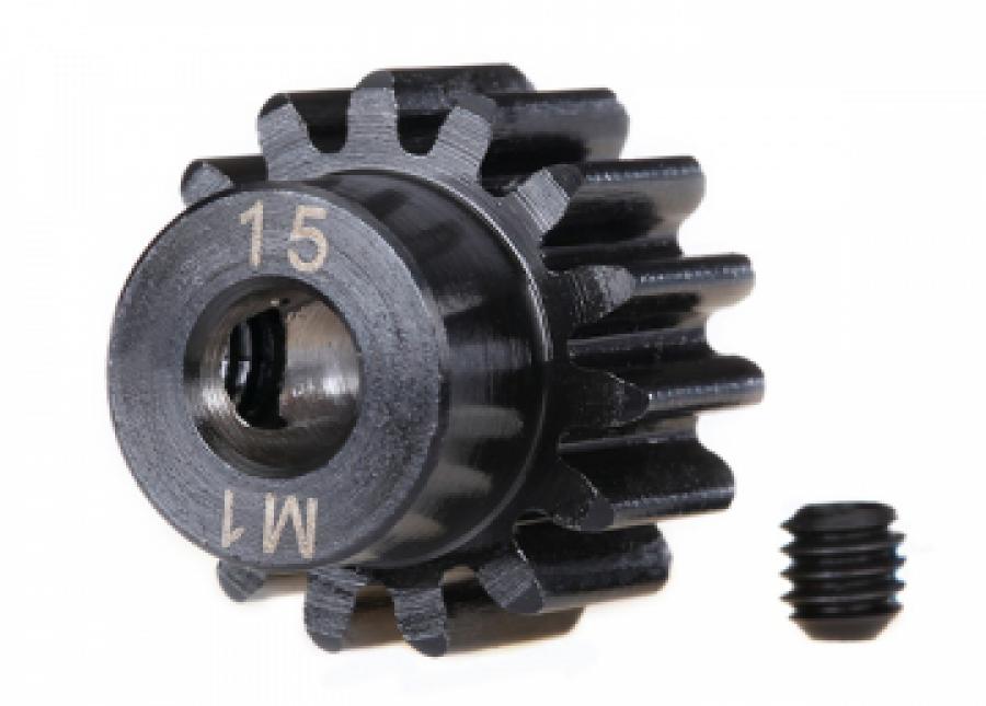 Traxxas Pinion Gear 15T 1.0M Pitch for 5mm Shaft (Machined) TRX6487R