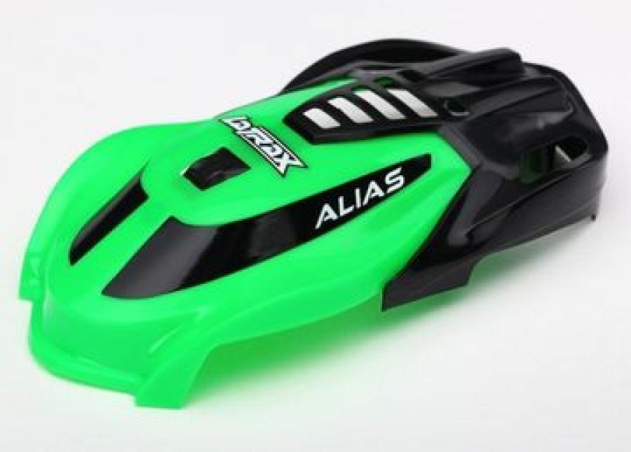 Traxxas Canopy, Alias, Green/ Screws TRX6614