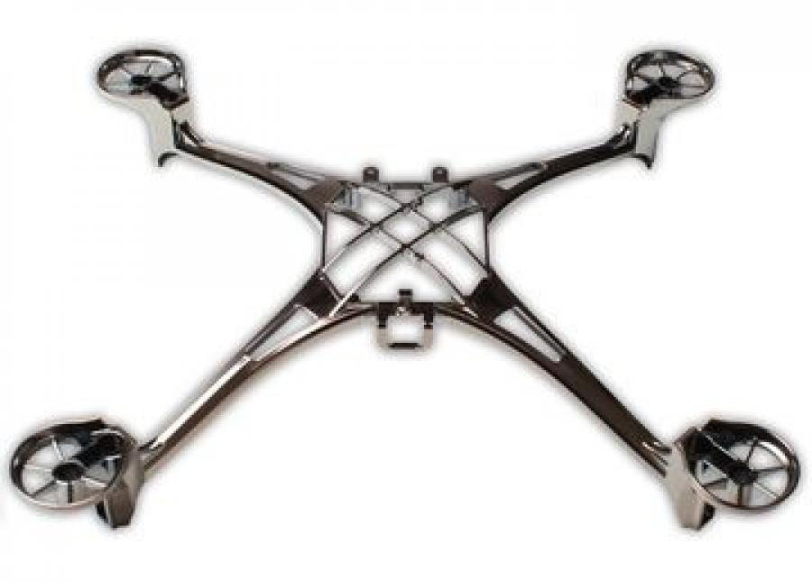 Traxxas Main Frame Black Chrome (1) TRX6623X