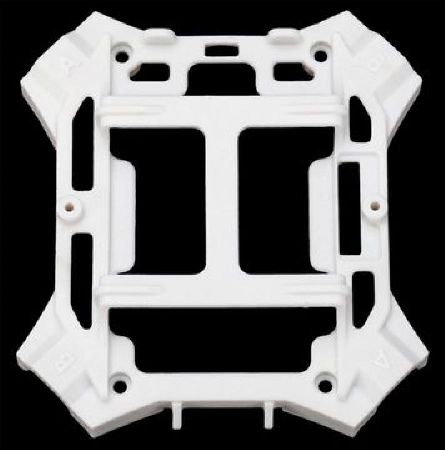 Traxxas Main Frame Lower White (1) TRX6624A