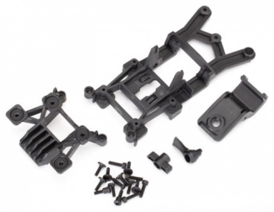 Traxxas Body Mounts F&R Set Rustler 4x4 TRX6720