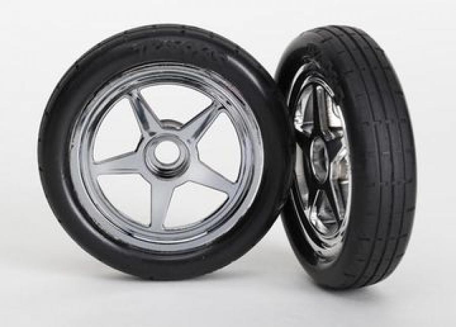 Traxxas Tires & Wheels Front Funny Car (2) TRX6975
