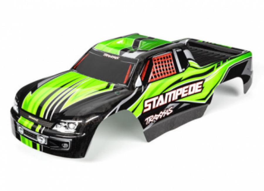 Traxxas Body Stampede 2WD Green Painted TRX3651G