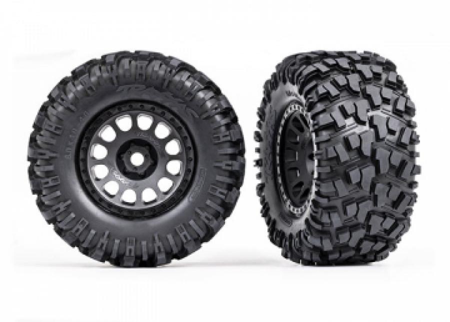 Traxxas Tires & Wheels Maxx AT/XRT Race Black (2) TRX7875