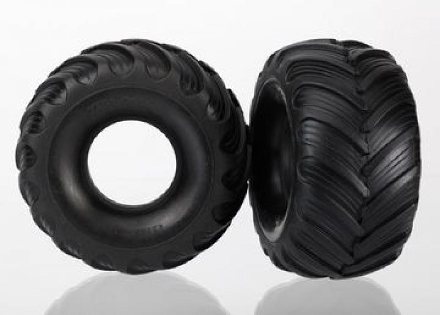 Traxxas Tires, Monster Jam replica, dual profile (1.5" outer and 2.2 TRX7267