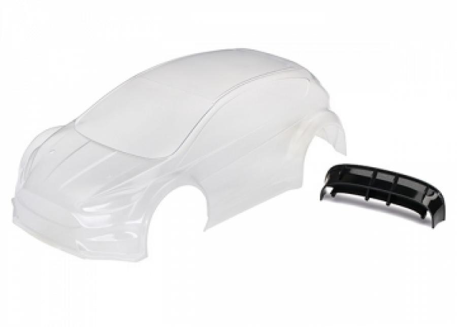 Traxxas Body Ford Fiesta ST Rally Clear TRX7412