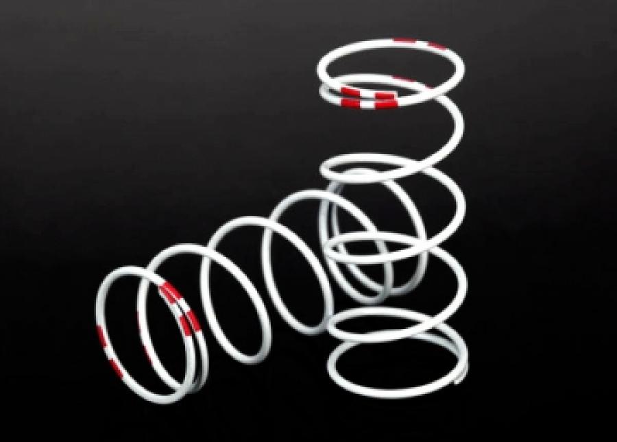 Traxxas Shock Spring White (GTR Long) (0.810 pink) (2) TRX7445