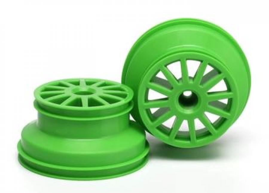 Traxxas Wheels Green Rally 1/10 (2) TRX7472X