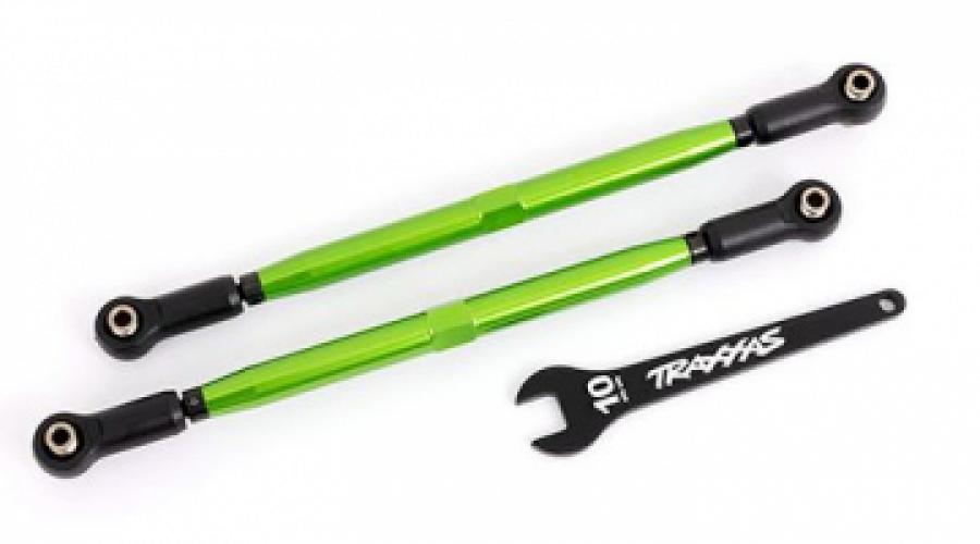Traxxas Toe Links Front Alu Green (2) X-Maxx WideMaxx TRX7897G