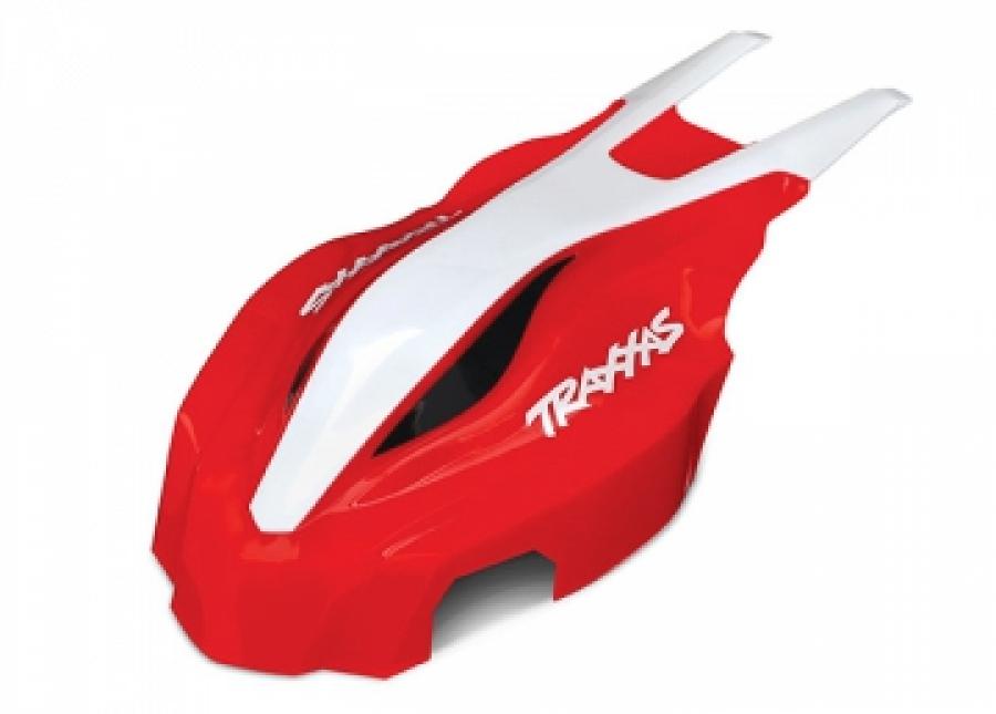 Traxxas Canopy front Red/White Aton TRX7911