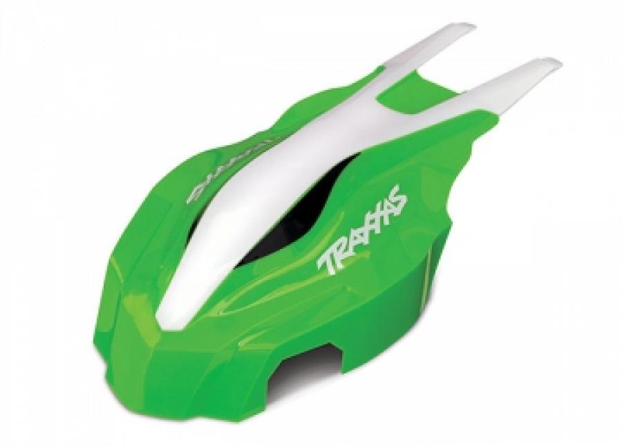 Traxxas Canopy front Green/White Aton TRX7914