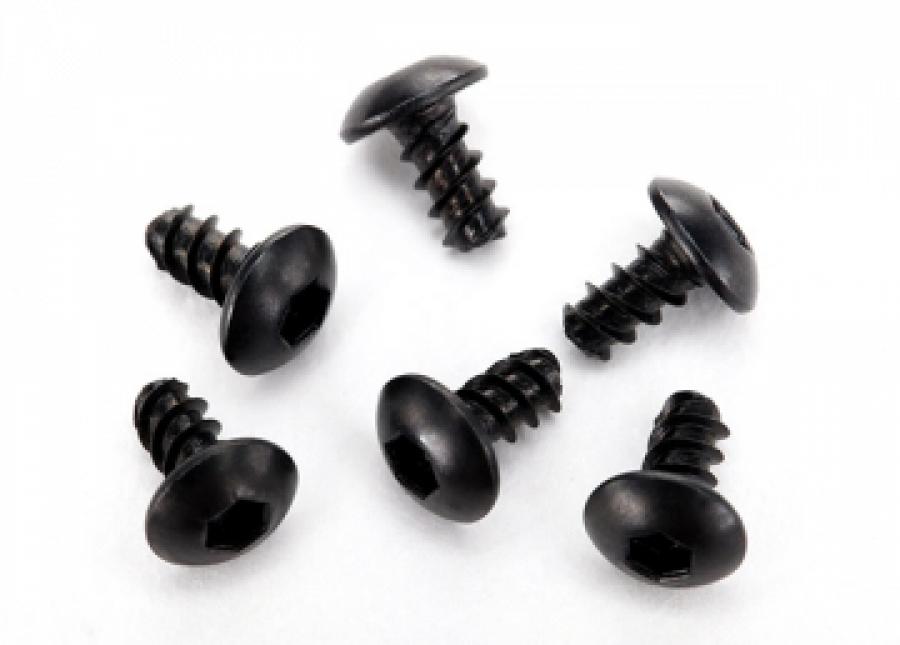 Traxxas Screws 2.6x5mm Self-Tapping Button-head Hex Socket (6) TRX7944